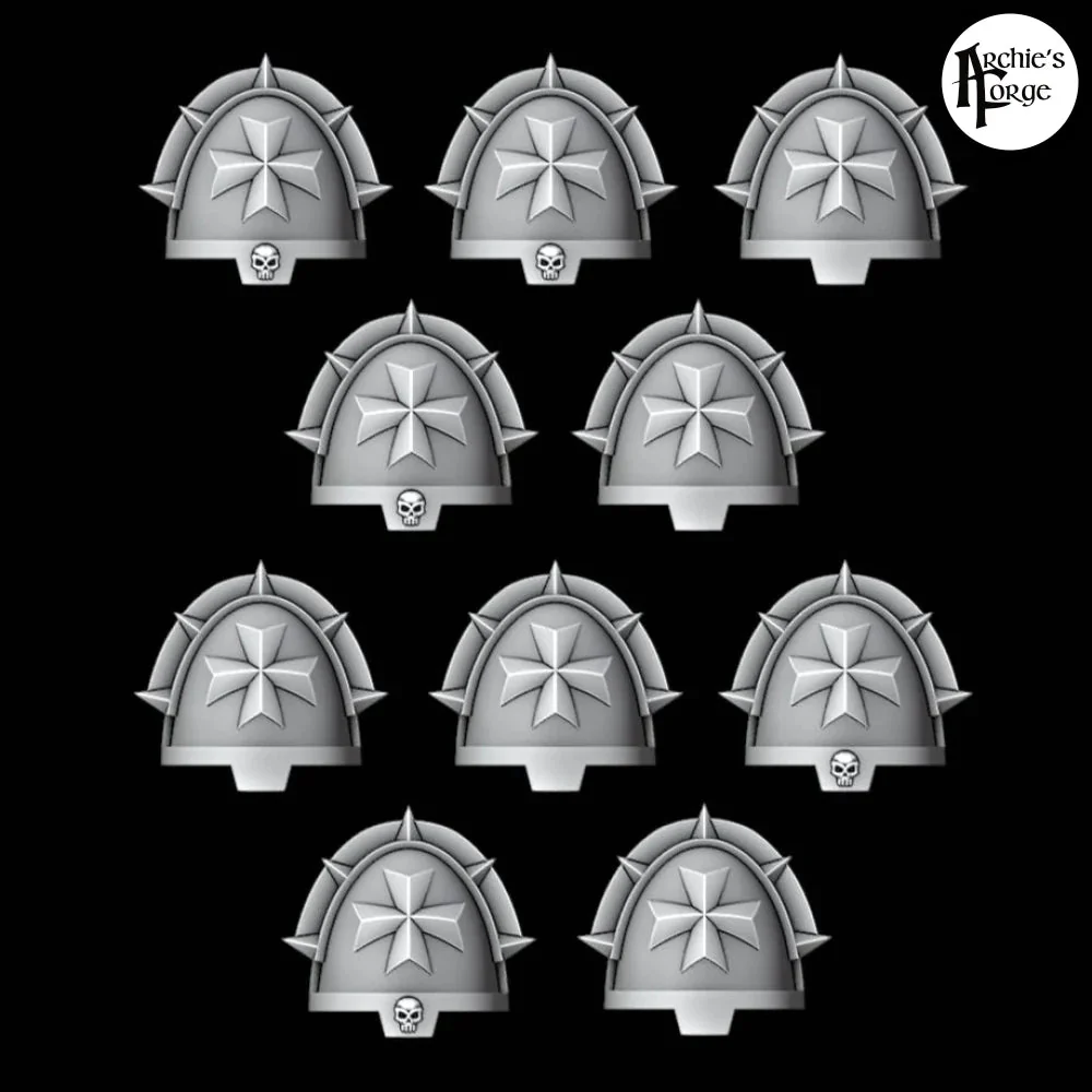 Legio Templaris Veteran Shoulder Pads - Set of 10