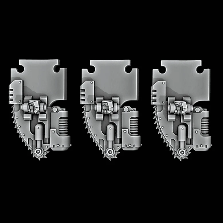Legio Templaris - Volkite Chainshields - Set of 3 - Image 2