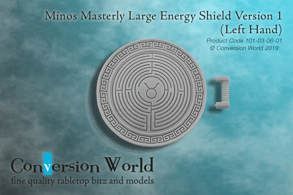 Minos Masterly Large Energy Shield Version 1 (Left Hand) X 1