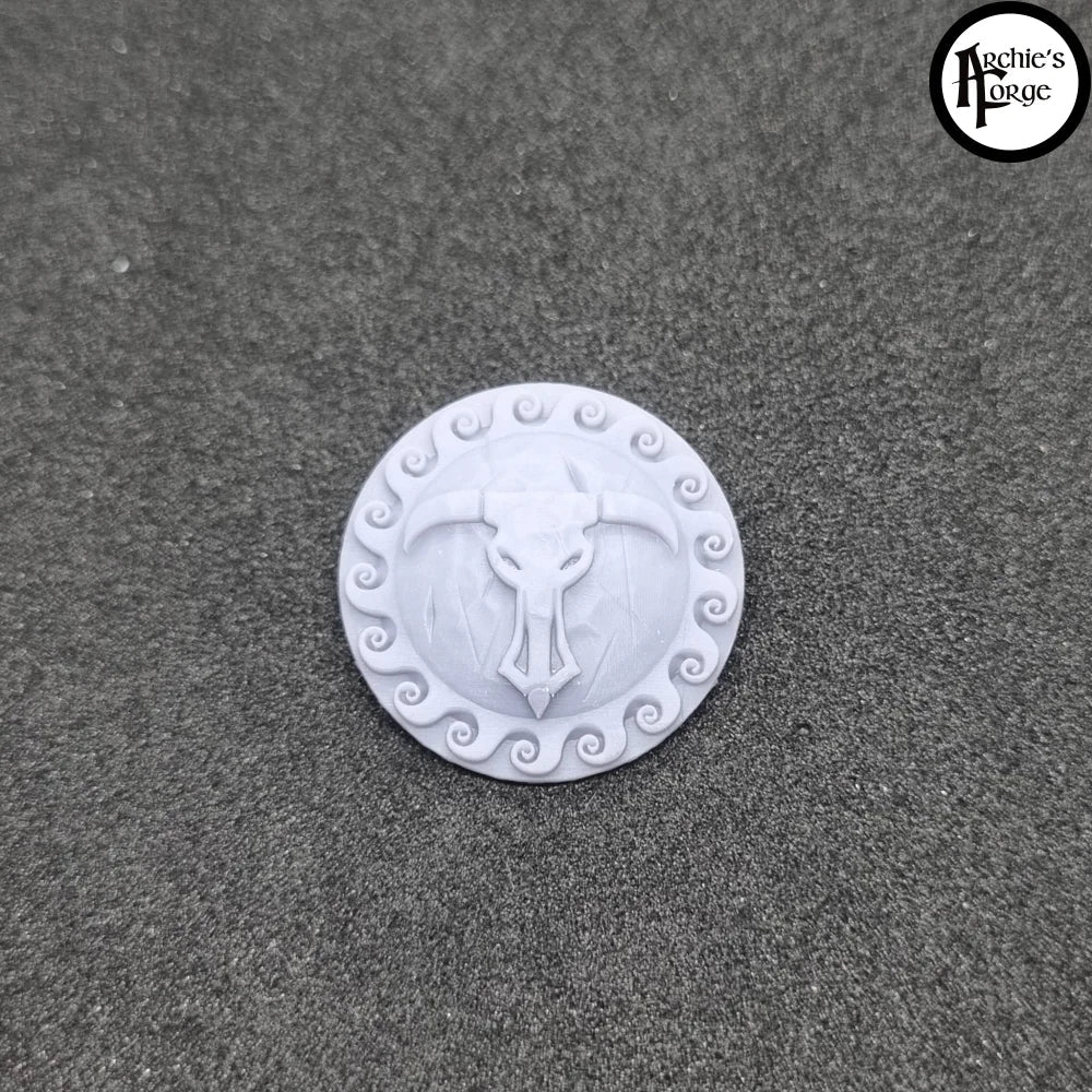 Legio Hellas - Bull Round Shield - Set of 5 - Image 3