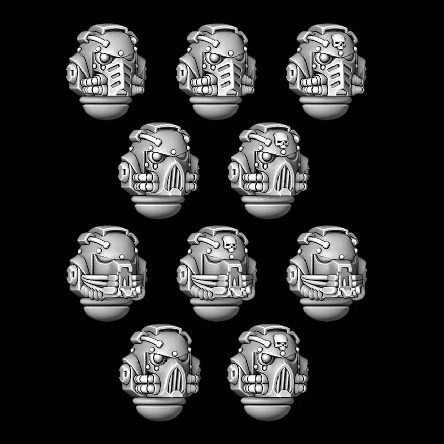 Mixed Bionic Helmets - Set of 10