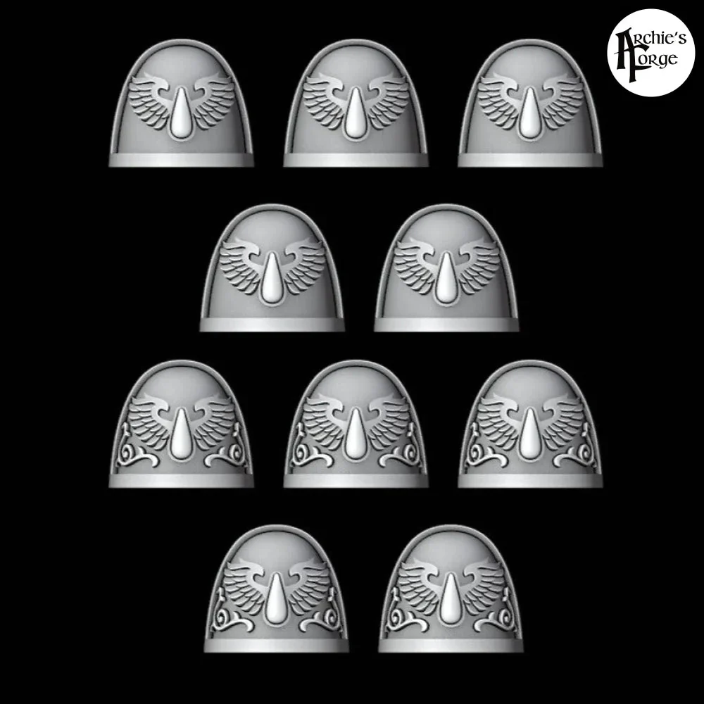 MK7 Shoulder Pads - Legio Sanguine - Set of 10