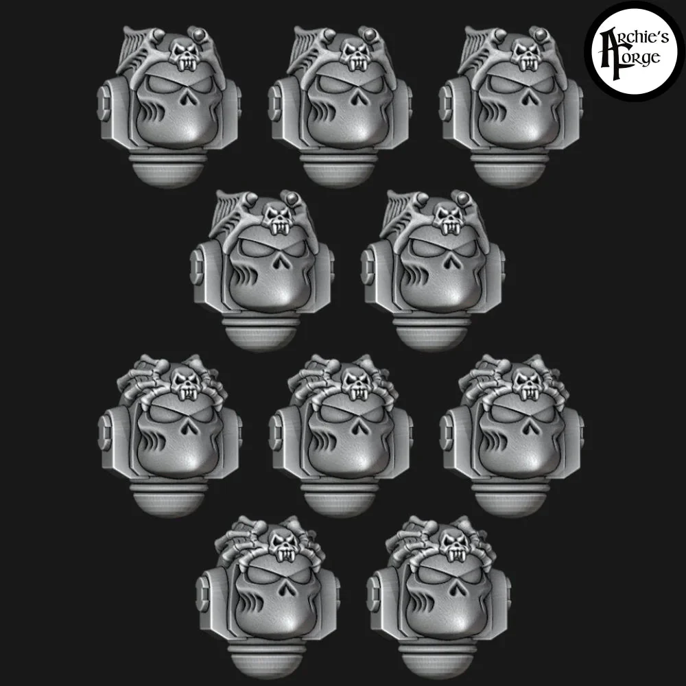 Legio Terror - Beakie Helmets - Small Wings - Set of 10