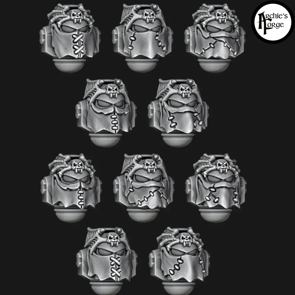 Legio Terror - Skin Mask Helmets - Small Wings - Set of 10