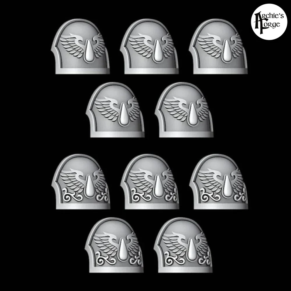 Phobos Shoulder Pad - Legio Sanguine - Set of 10