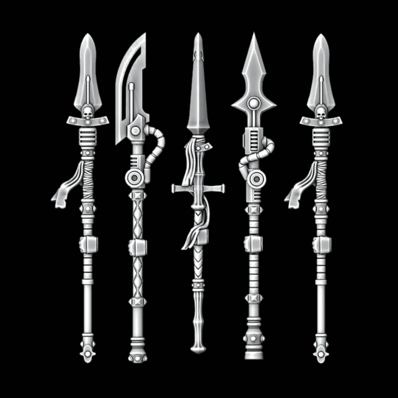 Power Spears - Set of 5 - Left Handed