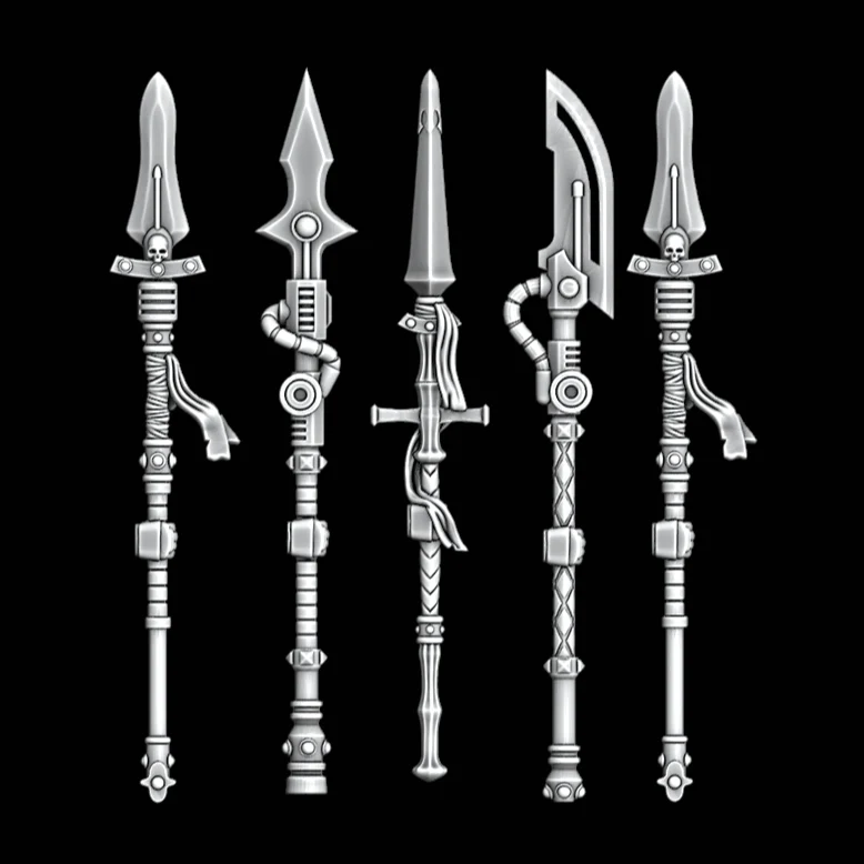 Power Spears - Set of 5 - Right Handed