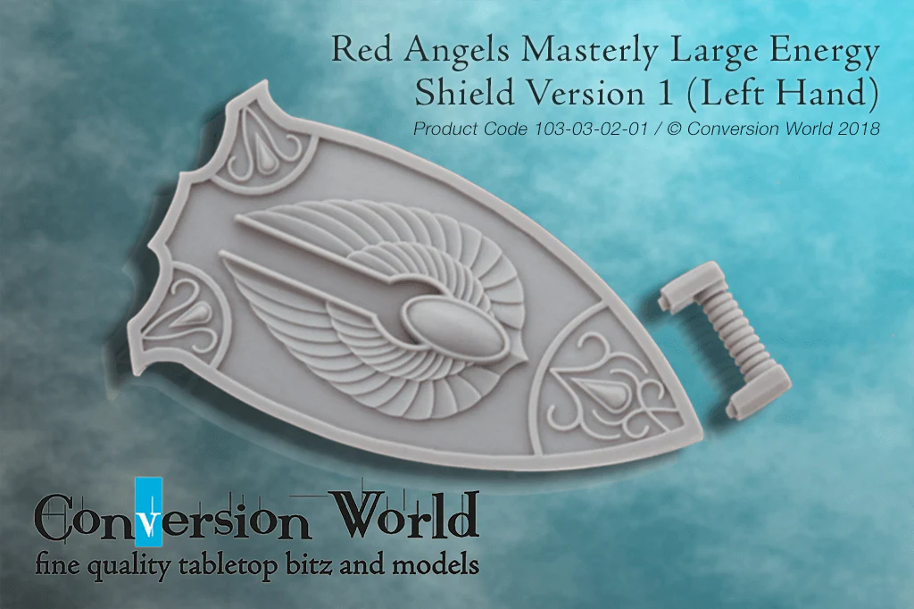 Red Angels Masterly Large Energy Shield Version 1 (Left Hand) X 1
