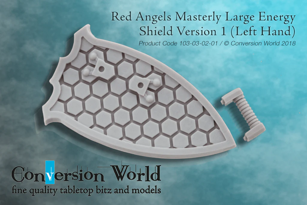 Red Angels Masterly Large Energy Shield Version 1 (Left Hand) X 1 - Image 2