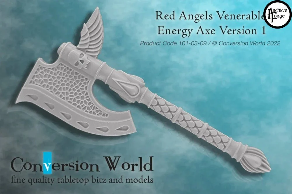 Red Angels Venerable Energy Axe Version 1