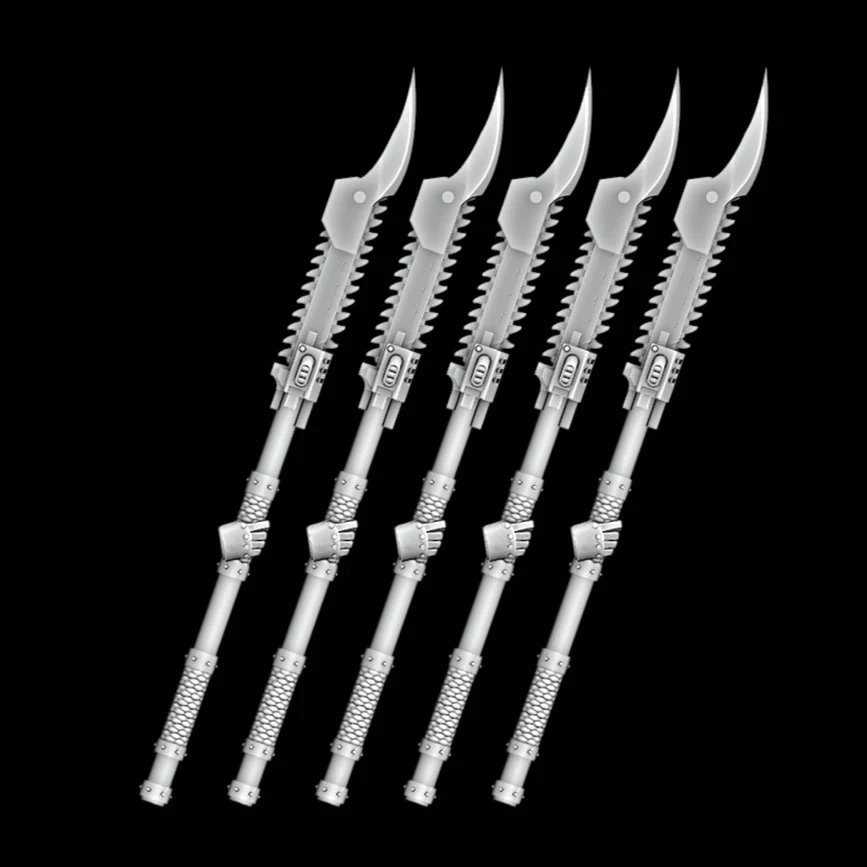 Right Handed Chain Glaives - Set of 5