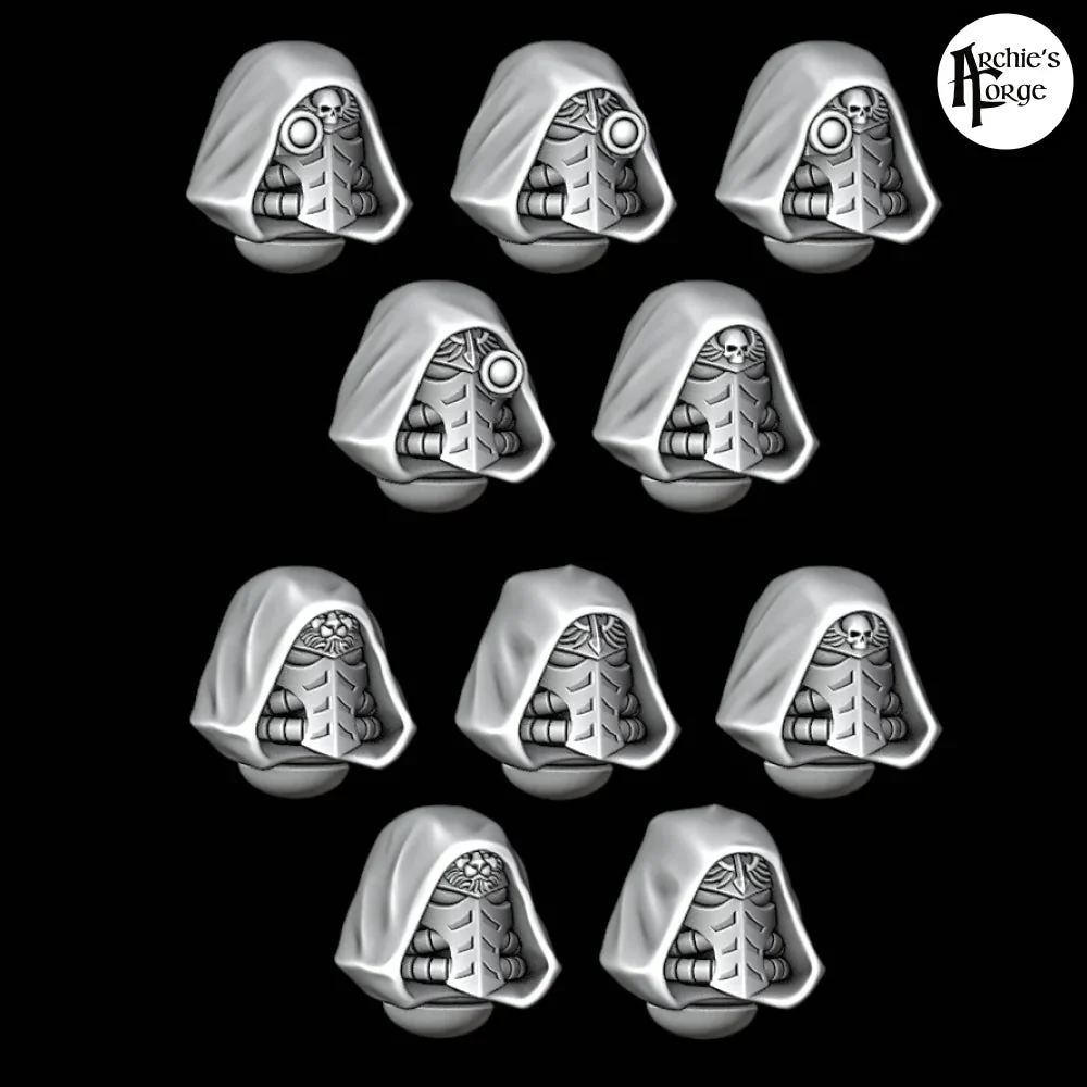 Hooded Helmets - Legio Angelus - Set of 10