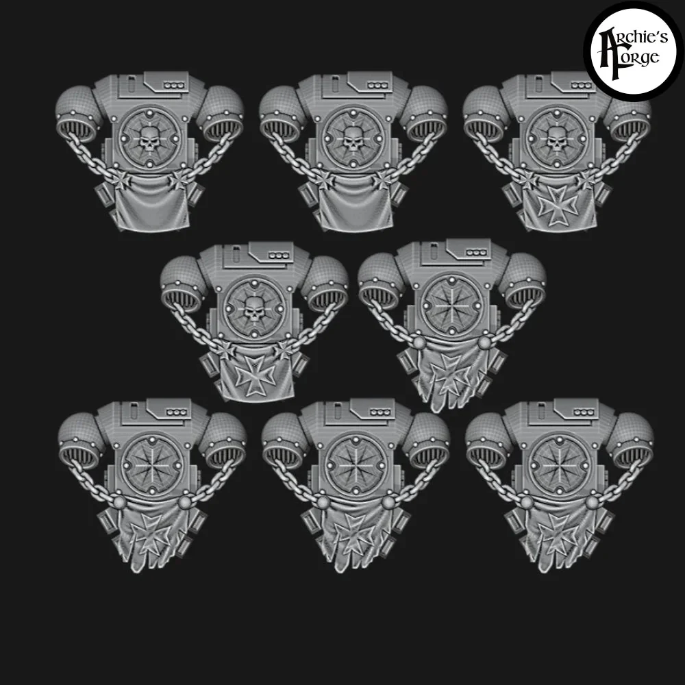 Robed Incursor/Infiltrator Backpacks - Legio Templaris - Set of 8