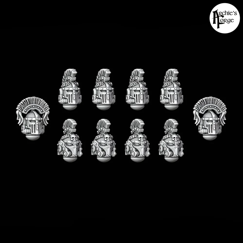 Roman Style Helmets - Set of 10