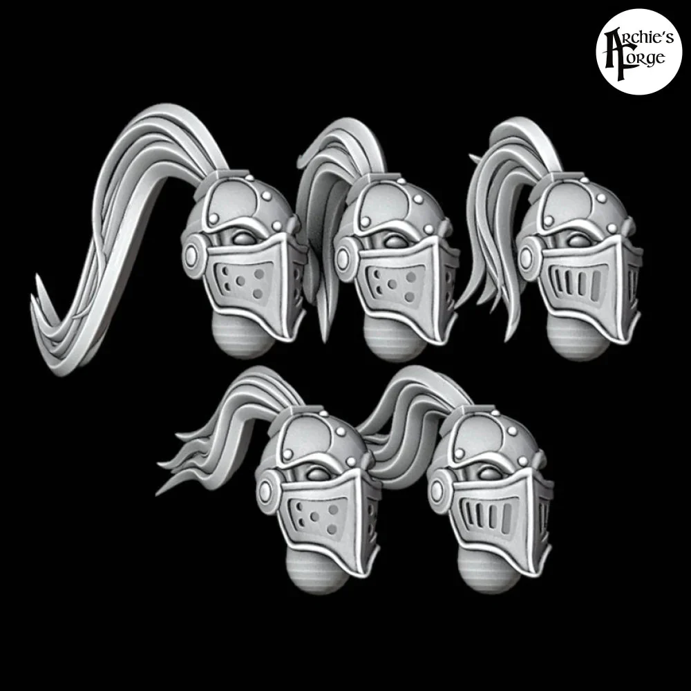 Silent Sisters Armoured Heads - Set of 5