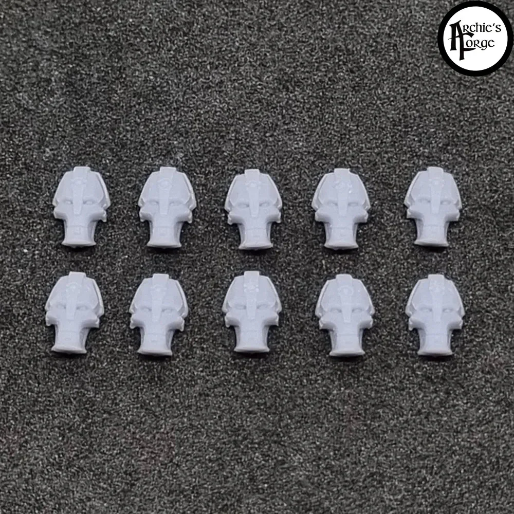 Space Cyborg Pariah Heads - Set of 10 - Image 4