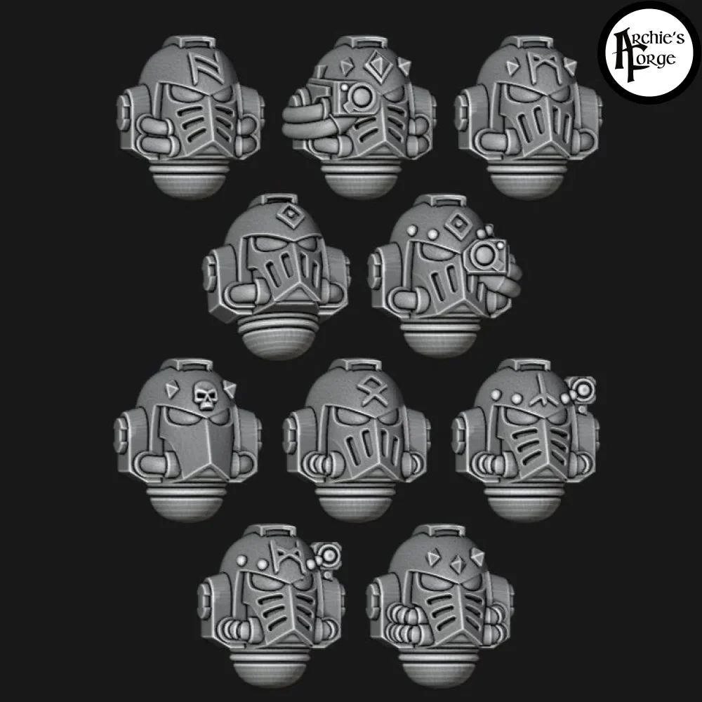 Legio Fenris MK4 Runic Helms - Set of 10