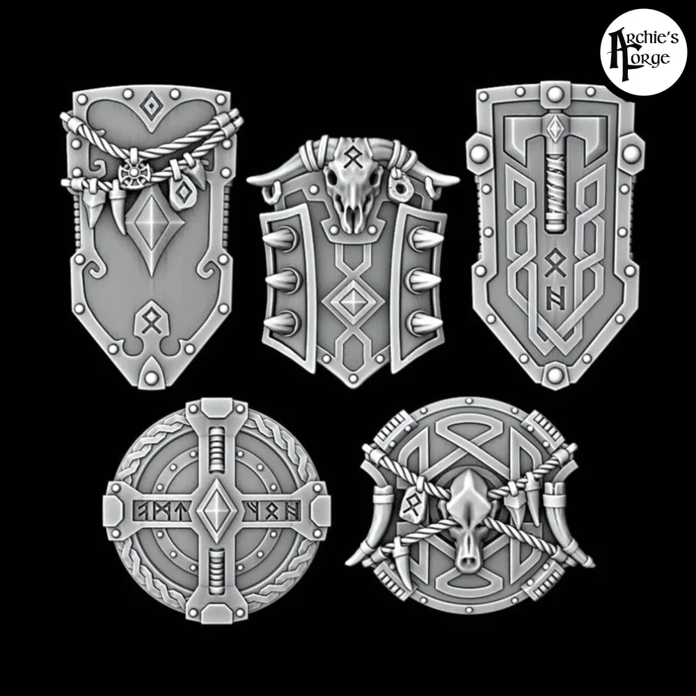 Legio Fenris Shields - Set of 5