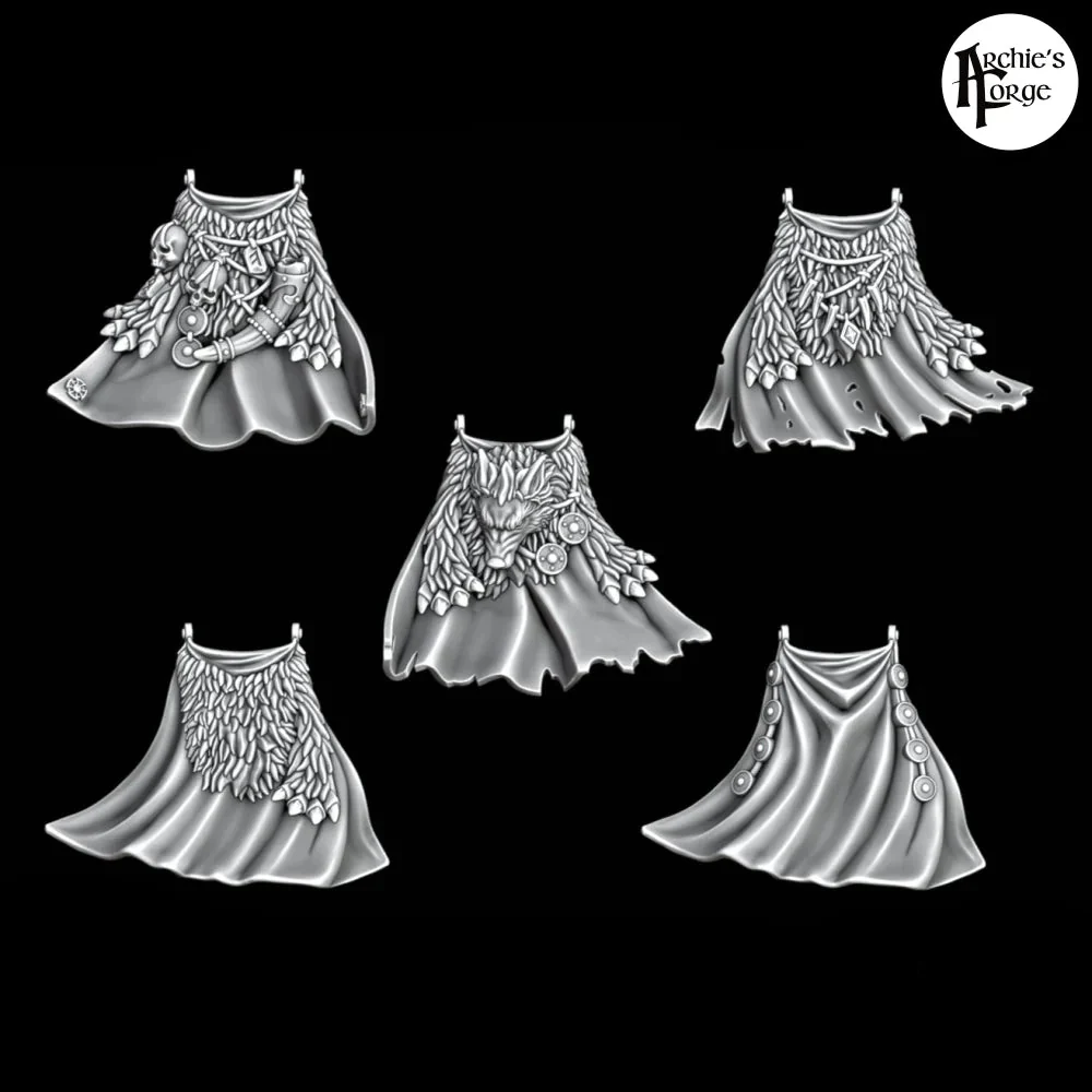 Legio Fenris Terminator Capes - Set of 5 - Design 2