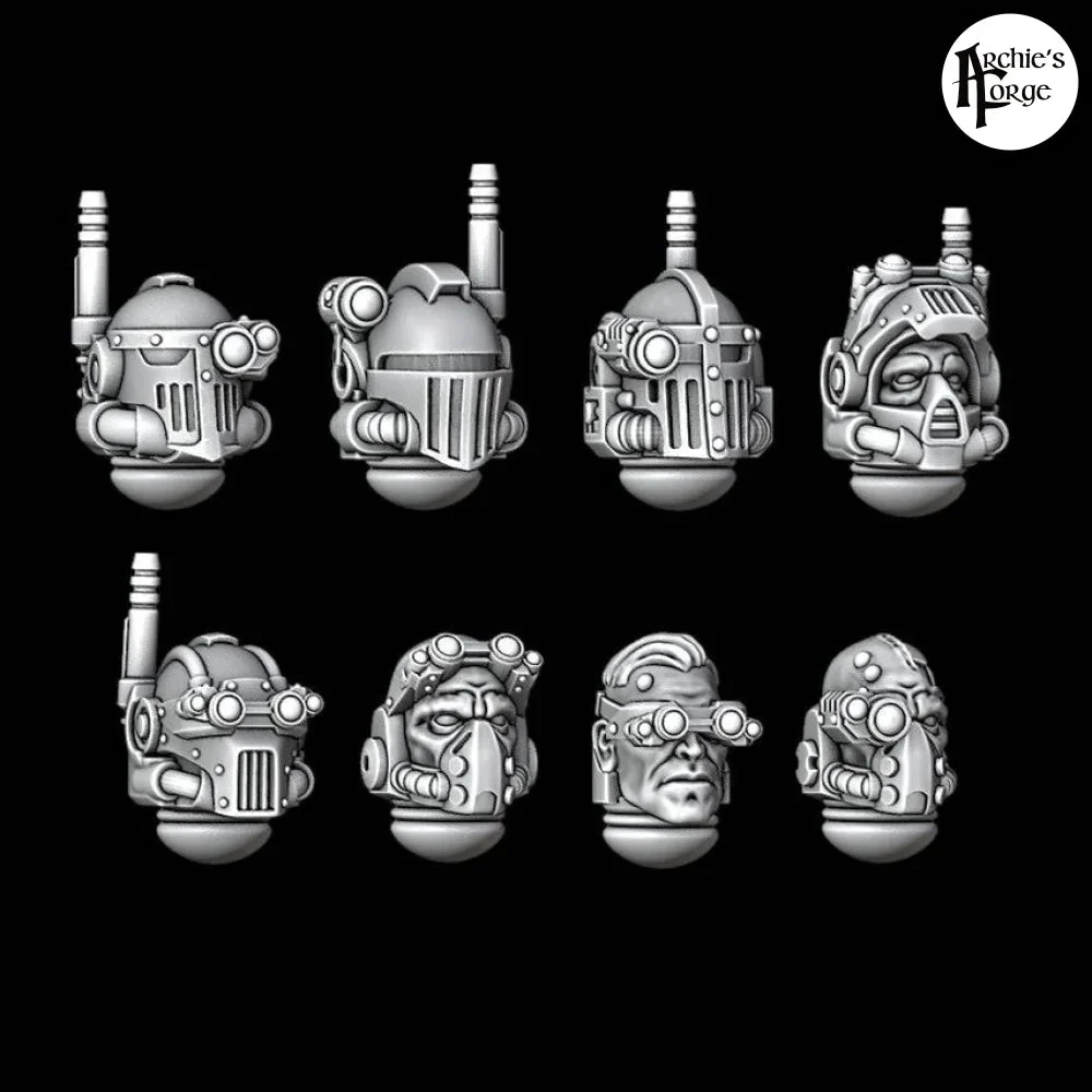 Tactical Helmets - Set of 8
