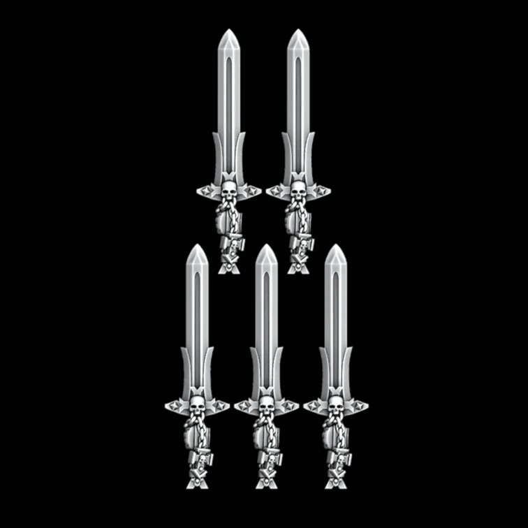Templar Power Swords - Set of 5 - Left Handed