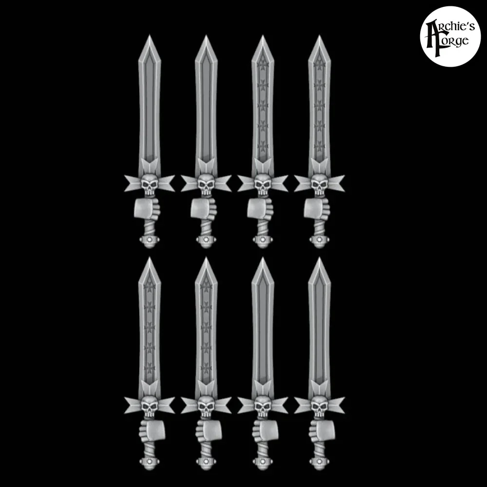 Templar Power Swords - Set of 8