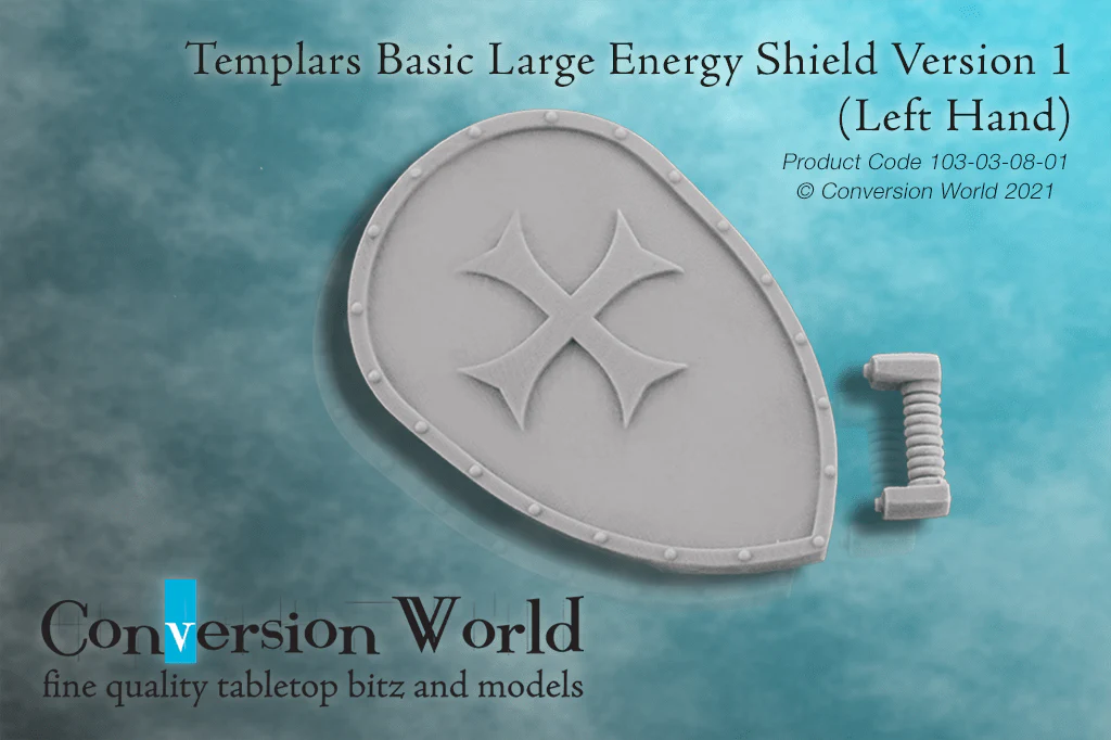 Templars Basic Large Energy Shield Version 1 (Left Hand X 1