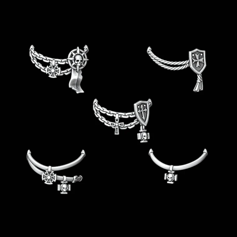 Legio Templaris Terminator Necklaces - Set of 5