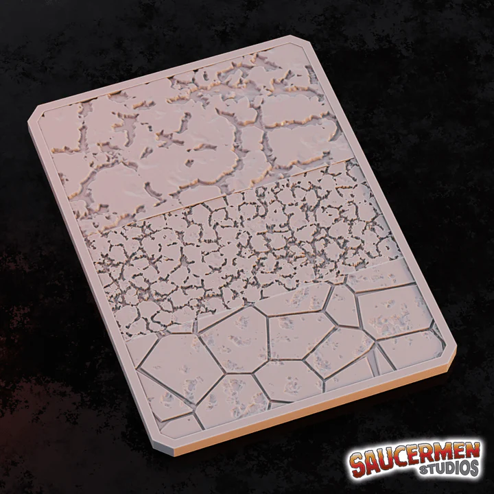 Texture Pallete - Cracked Earth and Lava