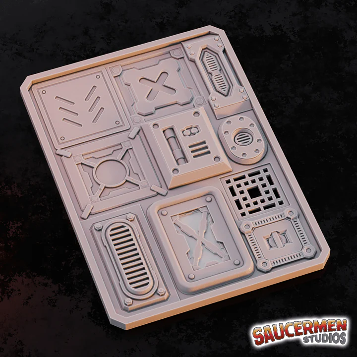 Texture Pallete - Panels, Plates and Vents
