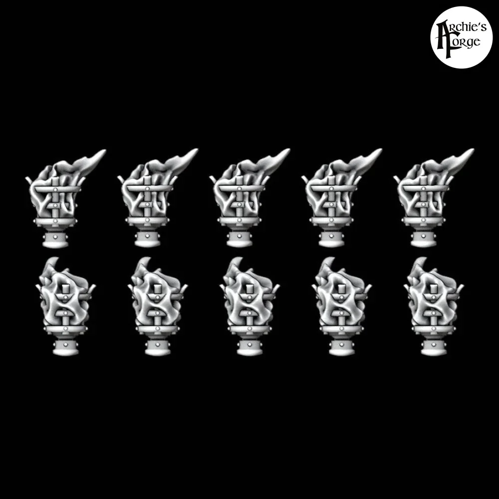 Vehicle Braziers - Medium - Set of 10