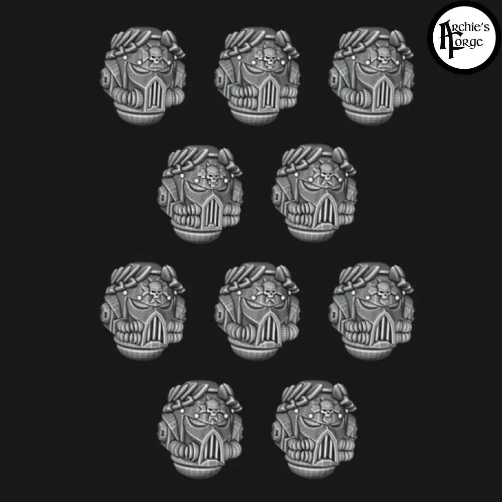 Wreathed Legio Templaris Retro Helms - Set 10