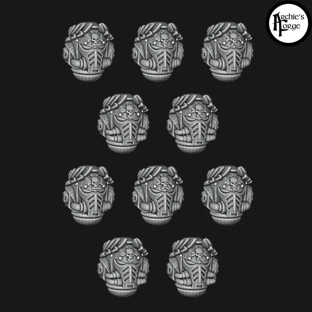 Wreathed Legio Templaris Prime Helms - Set 10