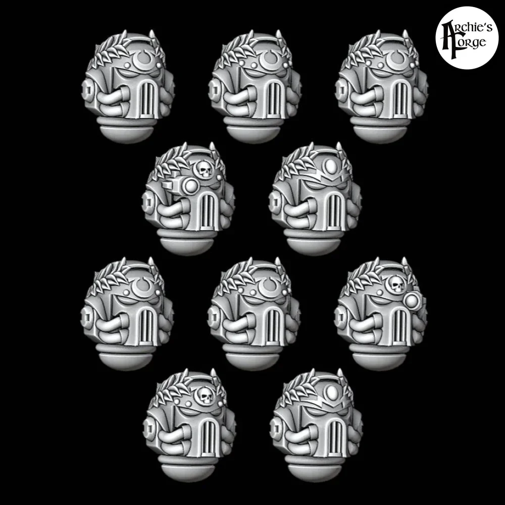 Wreathed Classic Helmets - Legio Ultra - Set of 10