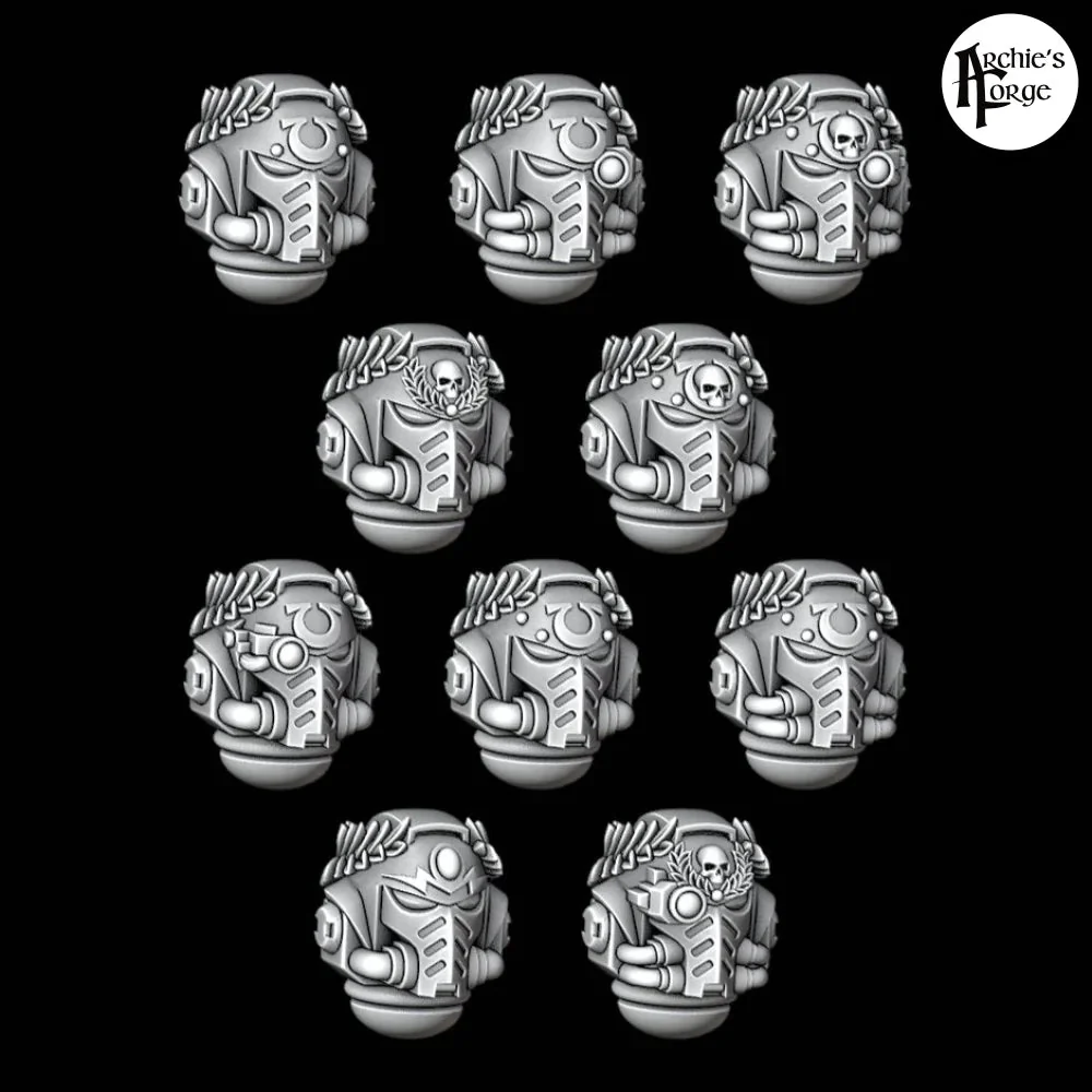 Wreathed Prime Helmets - Legio Ultra - Set of 10
